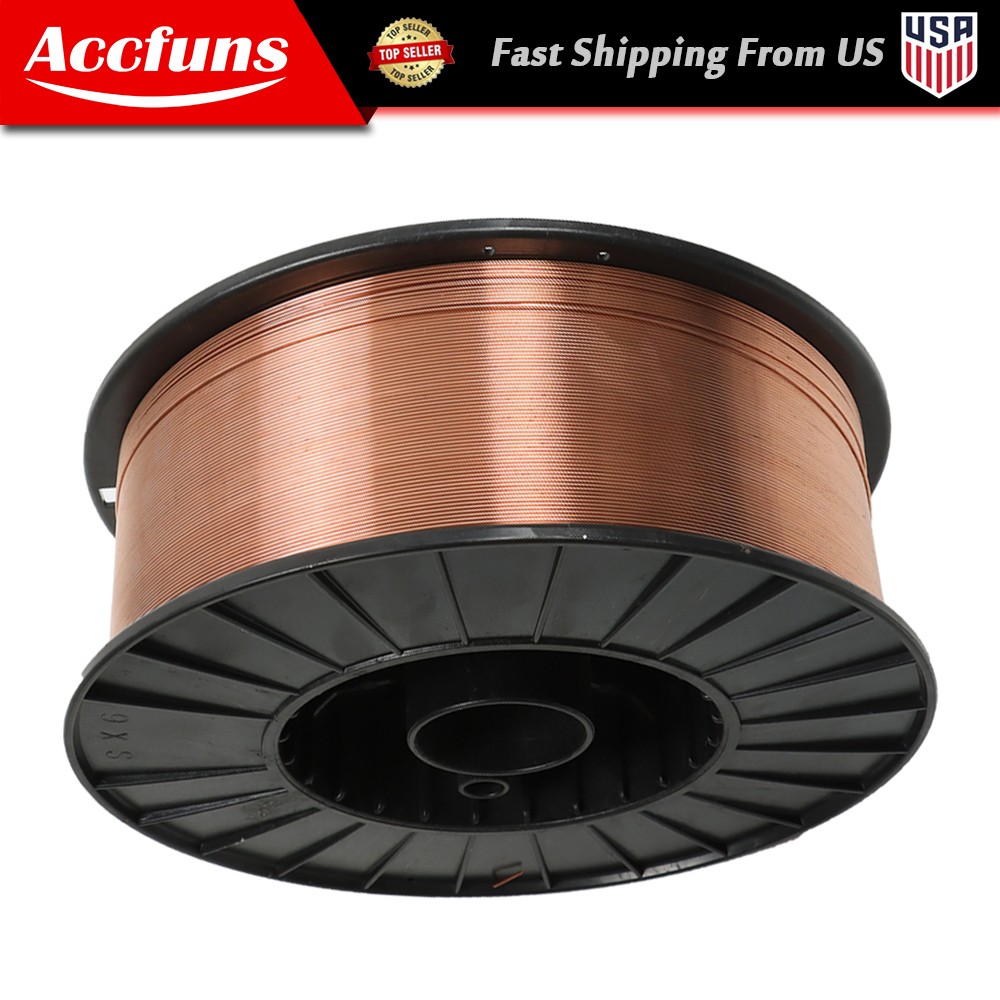 1Piece Roll ER70S-6 .045″ (1.2 mm) Mild Steel Mig Welding Wire 44 lb