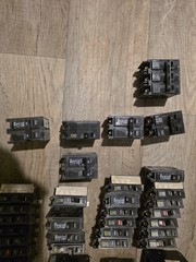 Mixed Lot Of 43 Used Breakers