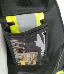 FX Two Tone Black Safety Vest with 4 Front Pocket Small to 2XL