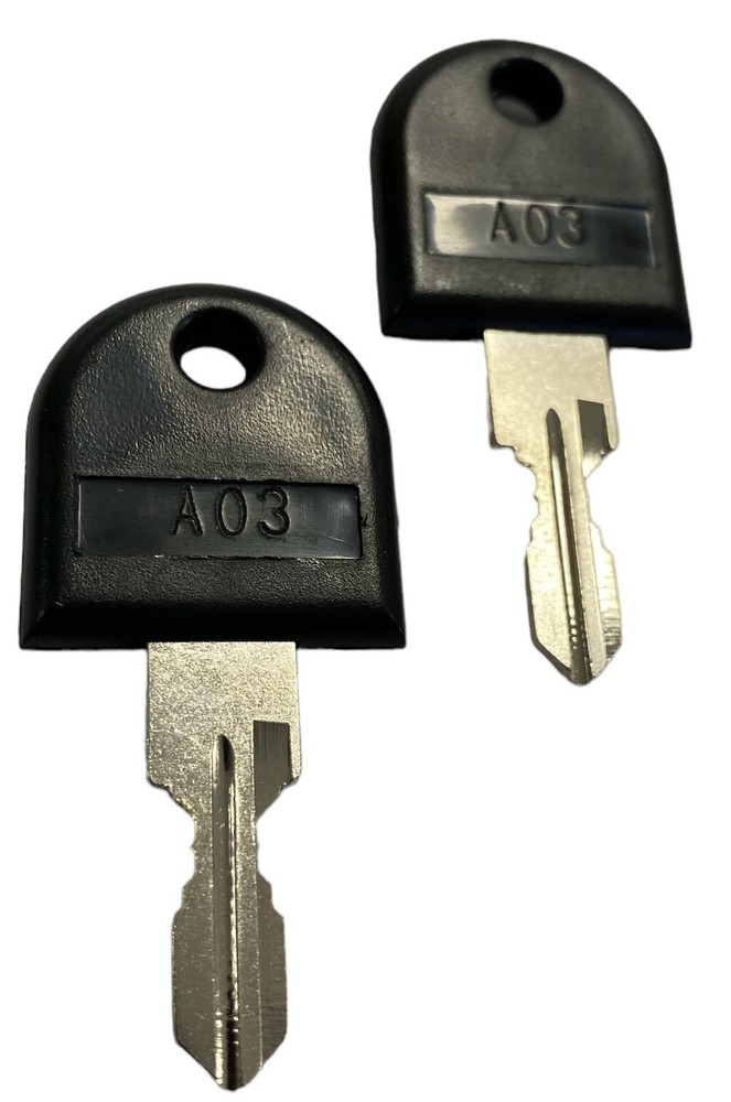 2 Keys for Yukon/Harbor Freight Toolboxes Codes A00-A23 SafeCo Brands