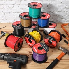 Gisafai 10 Pcs 16 Gauge Wire 100 Ft Per Roll 1000 Ft Total Automotive Primary