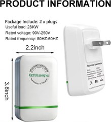Electricity Saving Box-Intelligent Energy Saver Plug in Saving Device for Home,