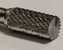 SB3D Cylindrical Cut Tungsten Carbide Burr Bur Cutting Tool Die Grinder Bit 1/4″