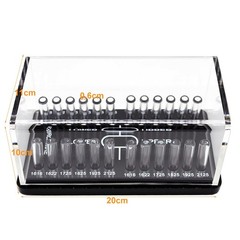 Dental Acrylic Organizer Storage Box Acrylic Composite Syringe Arch Wire Case