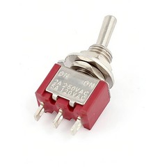 5Pcs AC 250V/2A 120V/5A ON/ON 2 Positions SPDT Mini Micro Toggle Switch New