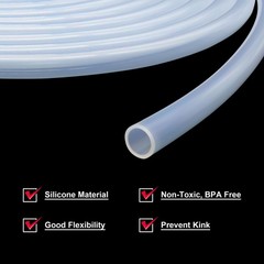 Silicone Hose 3mm x 5mm 4 Metre Length, Food Grade Hoses Flex…