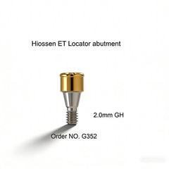 Hiossen ET titanium Locator Abutment Interna Hex Morse Taper Implant Overdenture