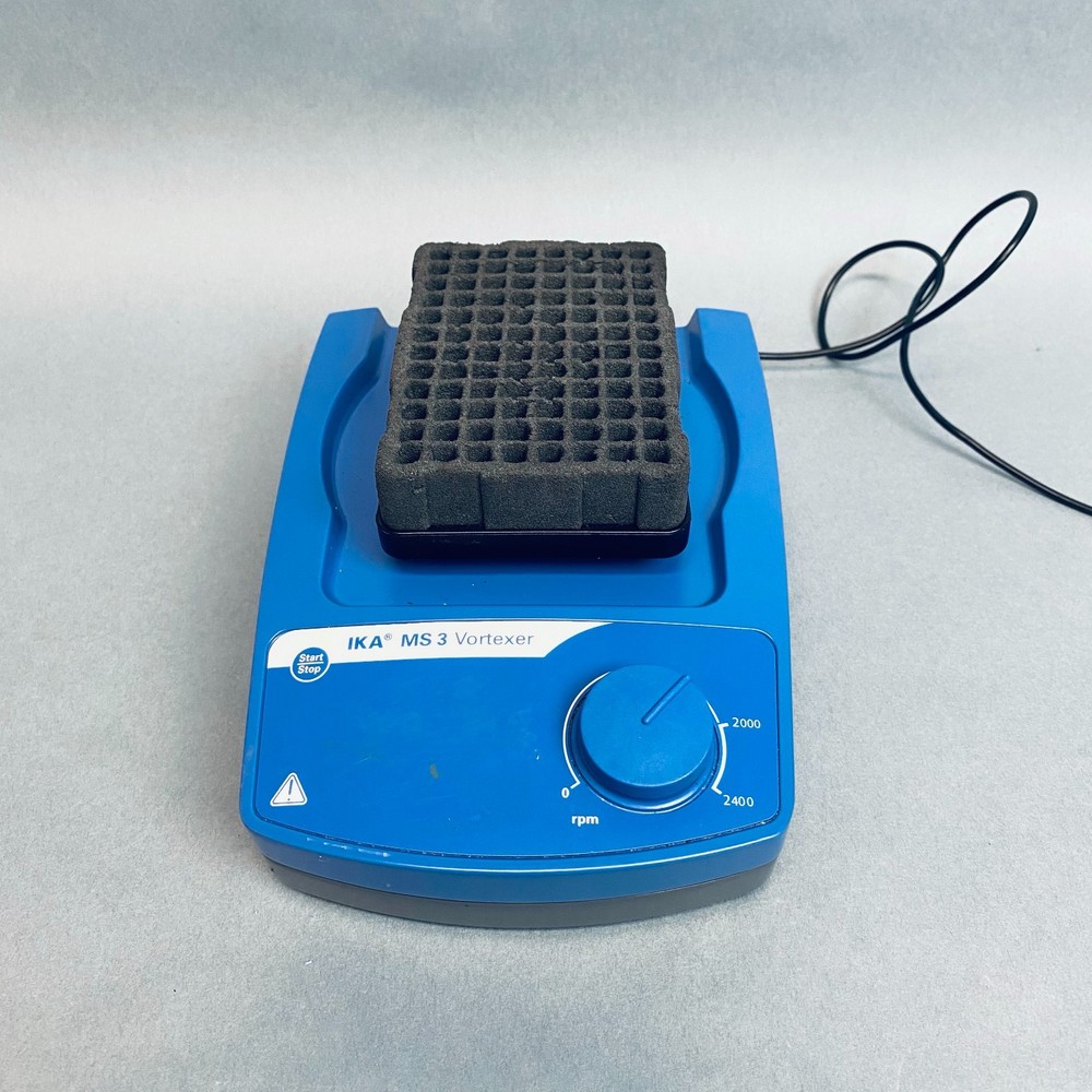 IKA MS3 Vortexer With 96 Well Tube Mixer Attachment – MS 3 B Agilent