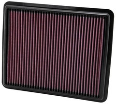 K&N High-Flow Original Lifetime Engine Air Filter: Increase Power: Premium, Was