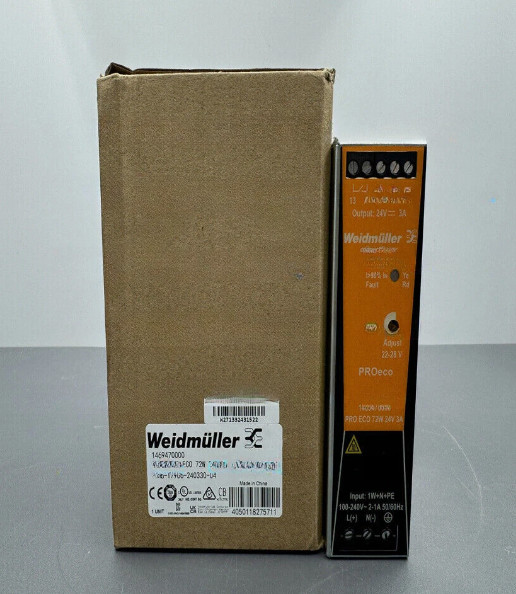 1469470000 PRO ECO 72W 24V 3A 1pcs NEW Weidmuller Switch power supply 1469470000