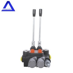 2 Spool Hydraulic Control Valve Double Acting 13 GPM 3600 PSI SAE Ports 3600Psi