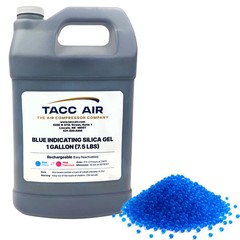 1 Gallon Desiccant Blue Indicating Silica Gel Dry Air Beads (7.5 LBS) 3-5 MM