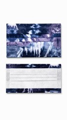 50 – MagiCare Tie Dye Disposable Face Masks – 3 Ply Face Masks for Adults Purple