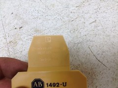 Allen Bradley 1492-U Yellow Wire Terminal End Phoenix D-UKK3/5 1492U Lot of 8