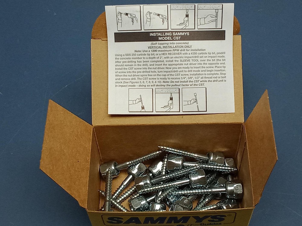 Sammys 8008957 Threaded Rod Anchoring System 2″ Pipe Hanger GST 20 Wood 3/8 Rod