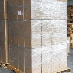 17″ x 1476′ Coreless Pre Stretch Hand Wrap Clear With Handle 30 Gauge 4 Rolls