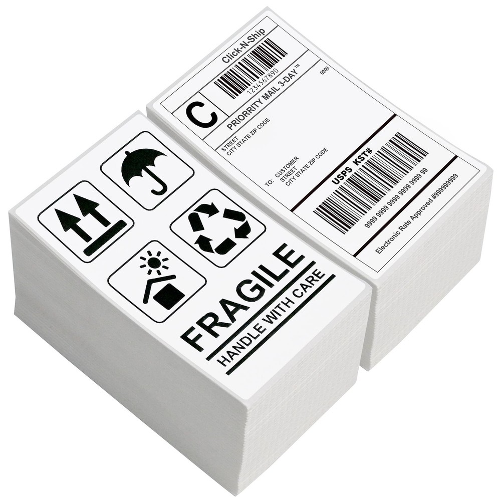 3″ x 5″ Direct Thermal Labels, 1000 PCS Thermal Printer Shipping Labels for S…
