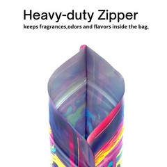 5 Styles Mixed Mylar Bags 3.5g Smell Proof Zipper Stand Up Pouches for Candy
