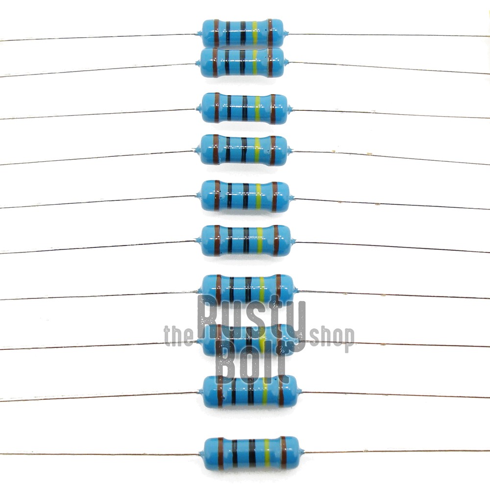 Resistors – 1/2 w (0.5 watt) – 1M ohm – 1% Tolerance – Metal Film – New