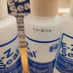 24 FL. OZ Total 4oz each PITNEY BOWES E-Z SEAL SOLUTION BOTTLS 608-9 Expired