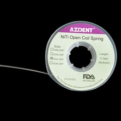 AZDENT Dental Ortodontic Niti Open Coil Springs 012*030/010*030 914mm(3feets)