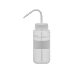 Chemical Wash Bottle, No Label, 500ml – Wide Mouth, LDPE – Eisco Labs