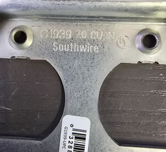 4 Square Industrial Cover Duplex Garvin G1939 ! FREE SHIPPING ! Z49