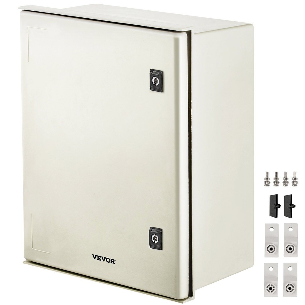 Toughened Fiberglass Enclosure Unit 50x40x20cm IP66 With Metal Core Lock System