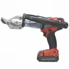 Malco TurboShear Double Cut Sheet Metal Cutting Drill Attachment with Case
