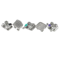 Dental Orthodontic Metal Brackets Braces Roth MBT 018 022 345 Hook Mini MIM Twin