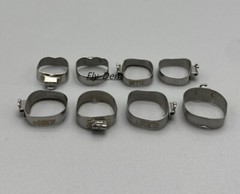 Dental Orthodontic 1st Rough Molar Bands with Buccal Tubes #29-44+ Roth 018/022