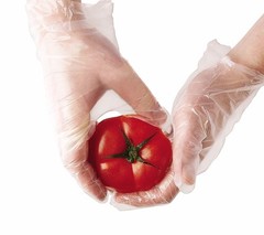Medline Clear Touch Food Prep Poly Gloves, Latex and Powder Free, One Size…
