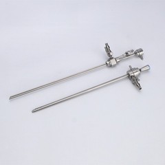 Hysteroscope Set 30 Degree 4*302mm Rigid With Sheath & Working Element