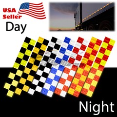 DOT-C2 Conspicuity Checker Reflective Tape 1 Foot/Stripe Safety Warning Trailer