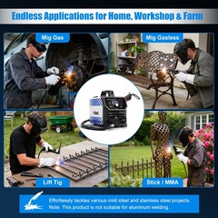 Reboot 210A MIG Welder,4-in-1 120V Welding Machine