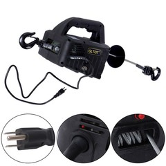 2-in-1 Portable Electric Hoist Power Winch 1100 lbs Wired Remote Control 1500W