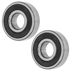 Caltric 63/22-2RS 63/22-2RR9D Rubber Seal Ball Bearings 22x56x16 / 63/22 2RS