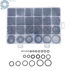 1020-Piece Nitrile Rubber O-Ring Assortment, 20 Sizes Resists Oil and Heat