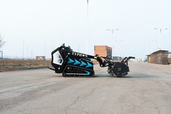 Heavy Duty Tree & Brush Mulcher for Mini Skid Steer TYPHON STOMP X1300/STOMP 509