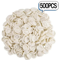 White Latex Finger Cots Dust-Free with Anti-Static Fingertip Protector Gloves Na