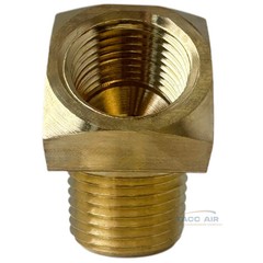 2 Pack 45 Degree 1/2″ NPT Pipe Thread Brass Street Elbow Fitting 50131