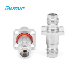 2.4mm Female to 2.4mm Female Adapter with 4 Hole Flange, DC – 50GHz