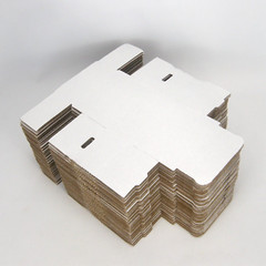 White Corrugated Shipping Mailer Packing Boxes 4x3x2 Inch Interior 50 Pack