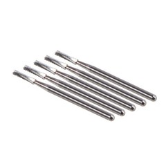 Dental Surgical Carbide Burs FG 557L Cross Cut Straight Fissure 5/PACK