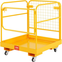 Forklift Man Basket, 36 X 36 Inches Forklift Safety Cage Work Platform 1200 Lbs