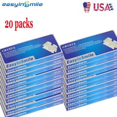 Easyinsmile Dental Ceramic Orthodontic Brackets Clear Roth/MBT 022 20pcs/kit