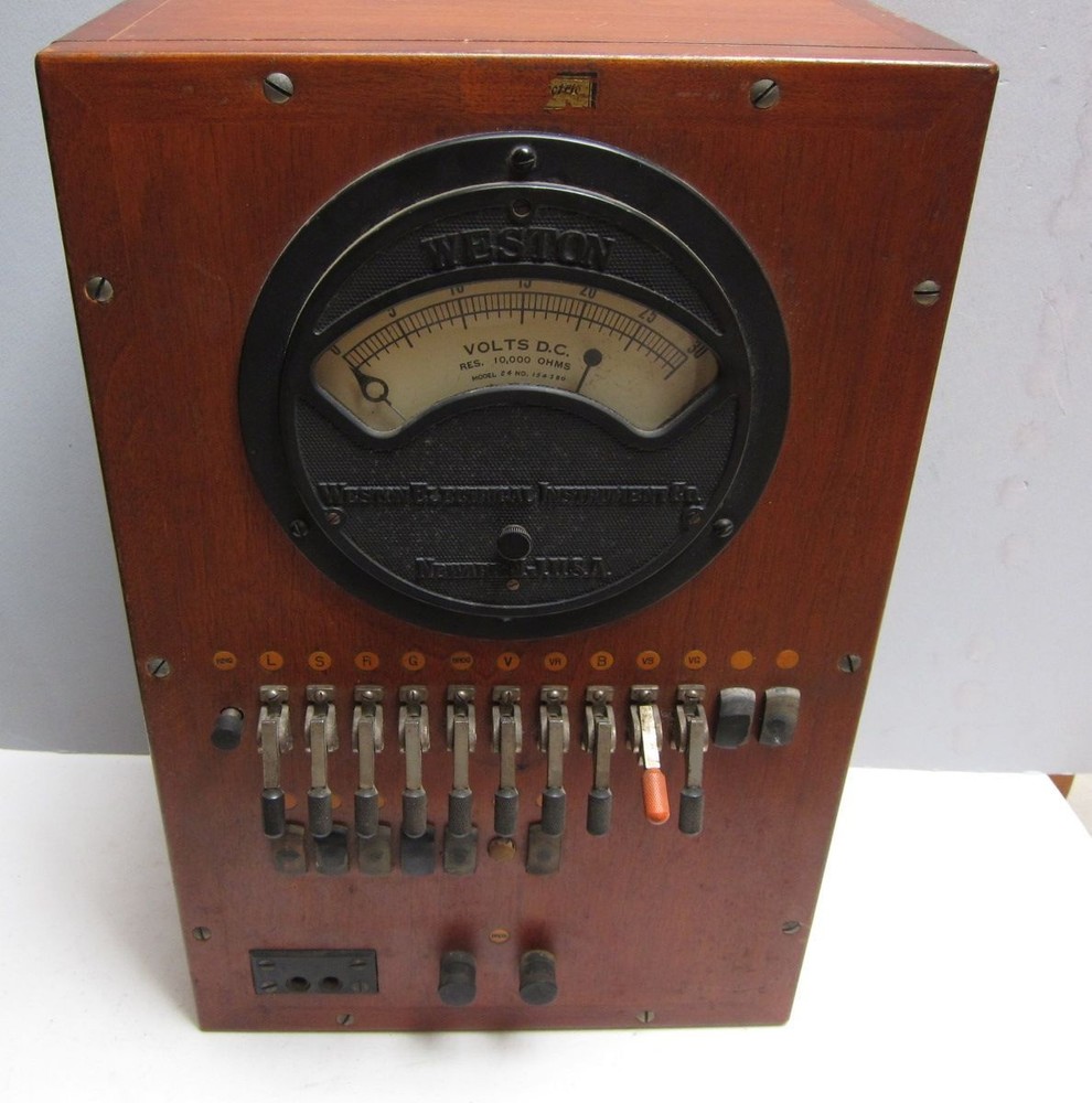 Vintage Western Electric Wire Chief Wood Telephone Test Board Panel Set