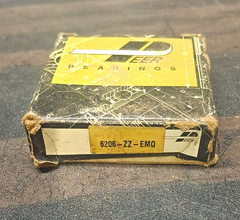 PEER 6206-ZZ-EMQ Radial Ball Bearing 30x62x16mm 1.18×2.44×0.62 in Shielded New
