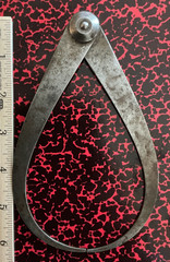 2 Vintage Starrett Firm Joint Outside Flat Calipers