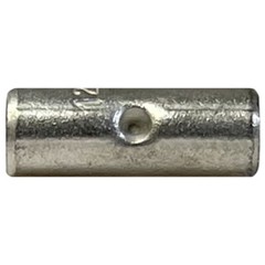 (100) Non-Insulated 12-10 Gauge Butt Splice Connector Uninsulated Wire Terminal